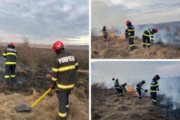 Începe sezonul incendiilor de vegetație la Cluj. 12 intervenții într-o singură zi