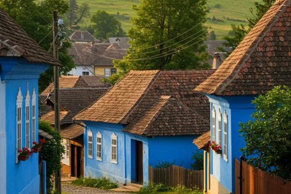 Satul cel mai frumos din Transilvania, preferatul Regelui Charles