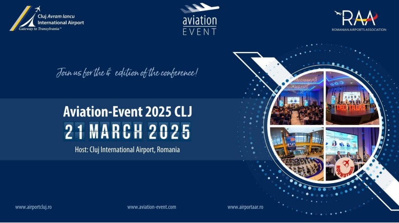 Conferința Aviation-Event 2025 CLJ va avea loc pe 21 martie
