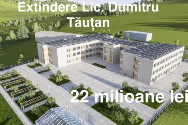 Interes mare pentru lucrările de extindere a Liceului „Dumitru Tăuțan” din Florești