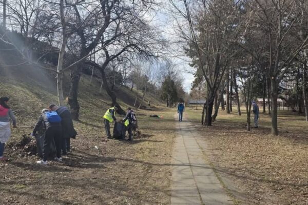 Acțiune de curățenie a zonei Parc Ira – Expo Transilvania