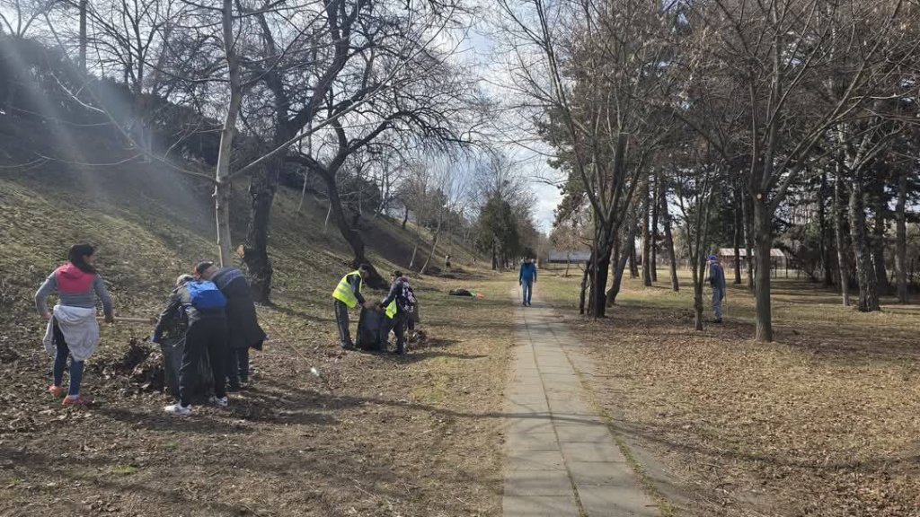 Acțiune de curățenie a zonei Parc Ira