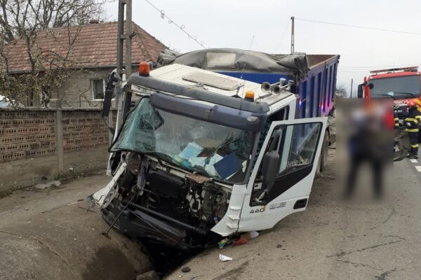 Accident pe DN 1C, la Fundătura, județul Cluj