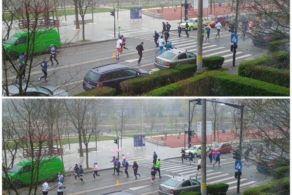 Alergătorii nu s-au speriat de frig. Peste 7800 de persoane la Maratonul Internațional Cluj