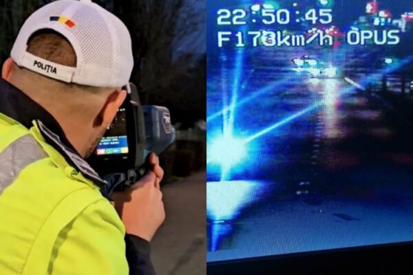 Încă un rebel al șoselelor Clujului. A fost prins cu 173km/h pe Calea Turzii