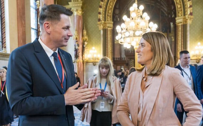 Întâlnire între Mircea Abrudean și președinta Parlamentului European