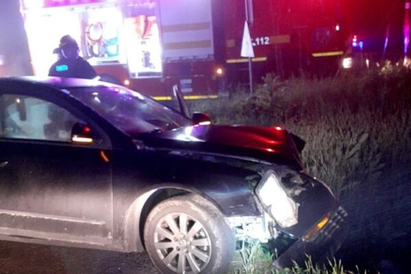Accident produs la Fizeșu Gherlii cu o mașină implicată