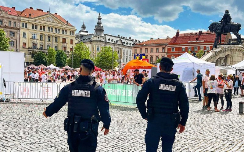 Jandarmii clujeni sunt la datorie de Zilele Clujului