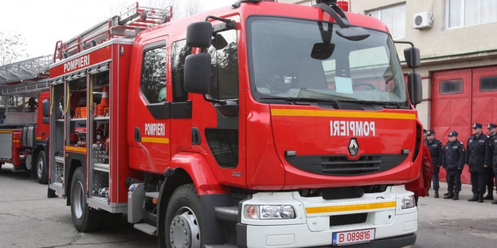 Incendiu într-un bloc din Mărăști