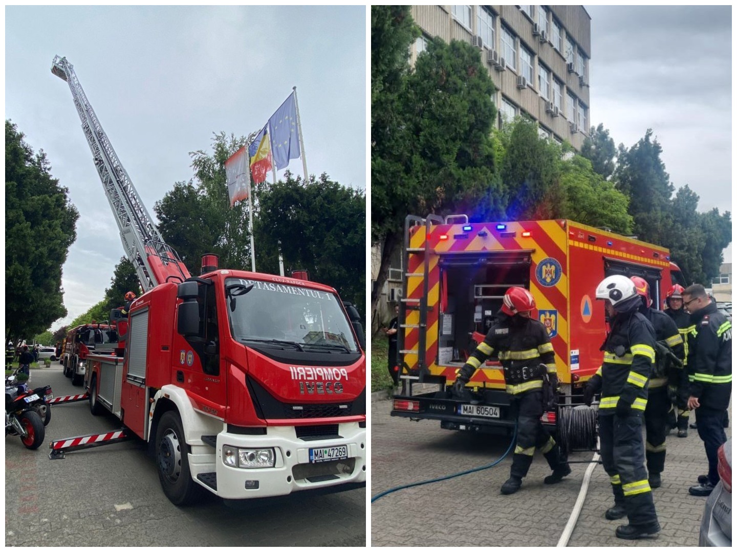Evacuare de urgență la UTCN Cluj!