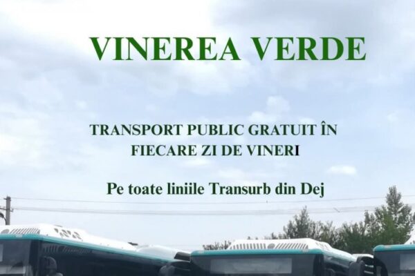Dejul implementează inițiativa Vinerea Verde pe transportul public
