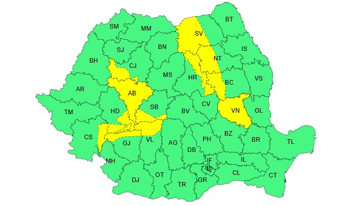 Ploi și vijelii in Romania