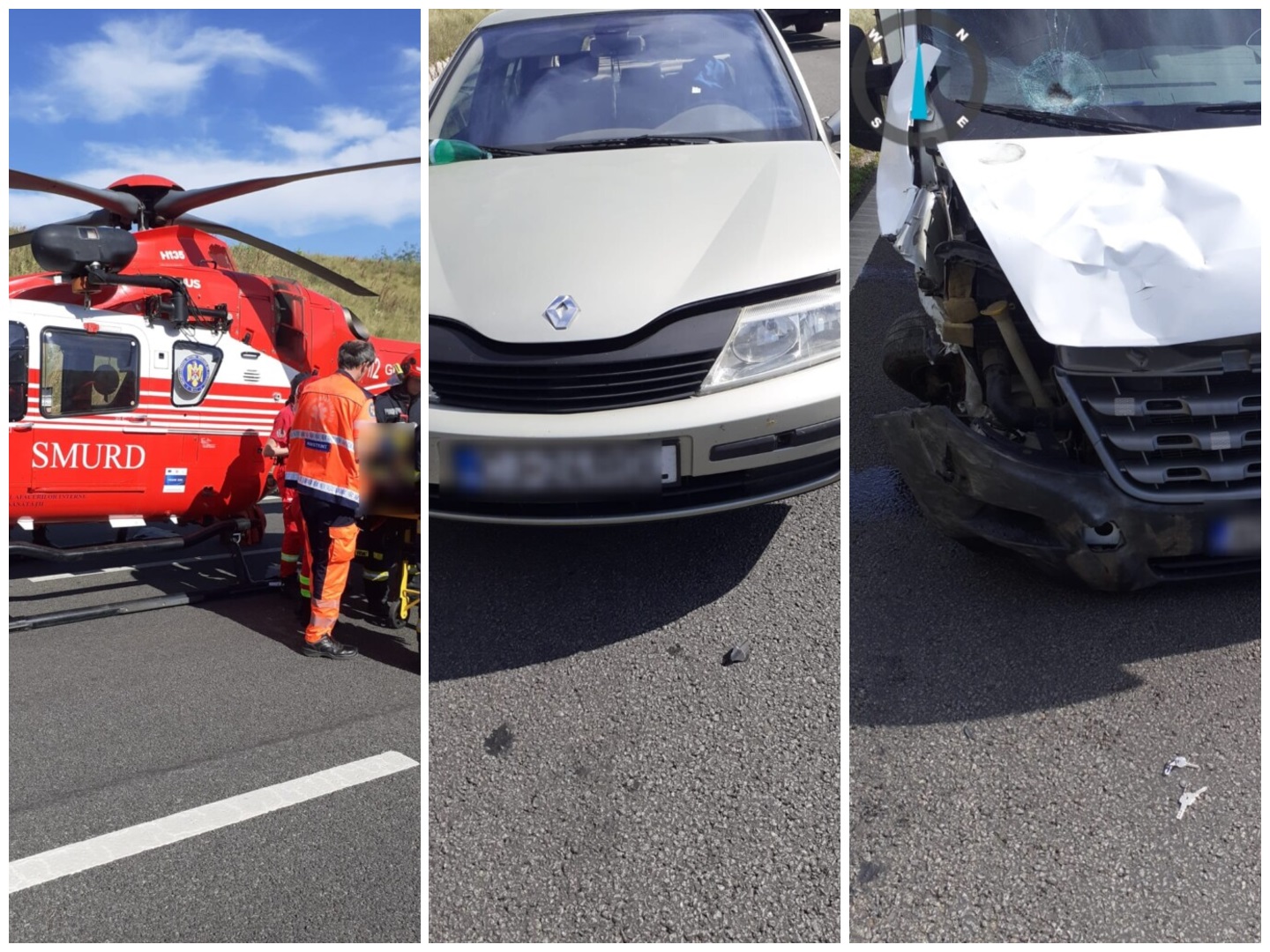 Accident grav pe autostrada Sebeș-Turda
