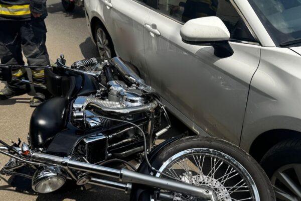 Accident cu o motocicletă în Cluj