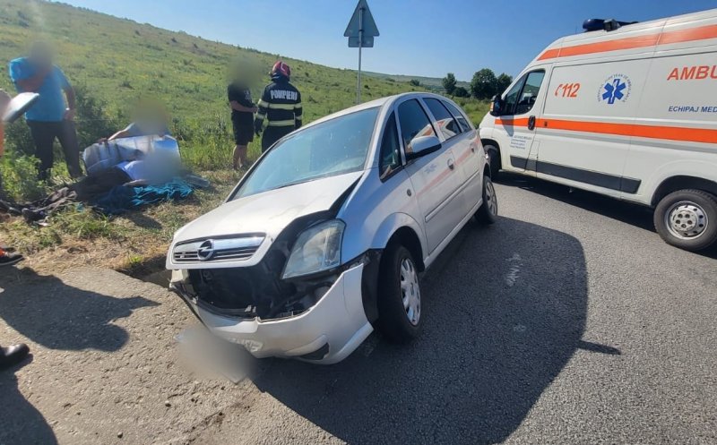 A intrat cu mașina în șanț lângă Bonțida