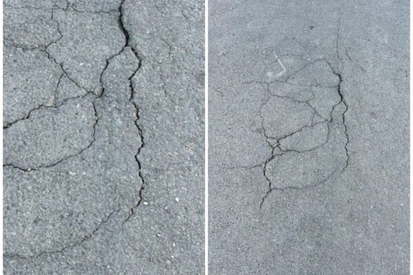Noi probleme pe strada Uliului din Grigorescu. Au apărut alte fisuri și crăpături