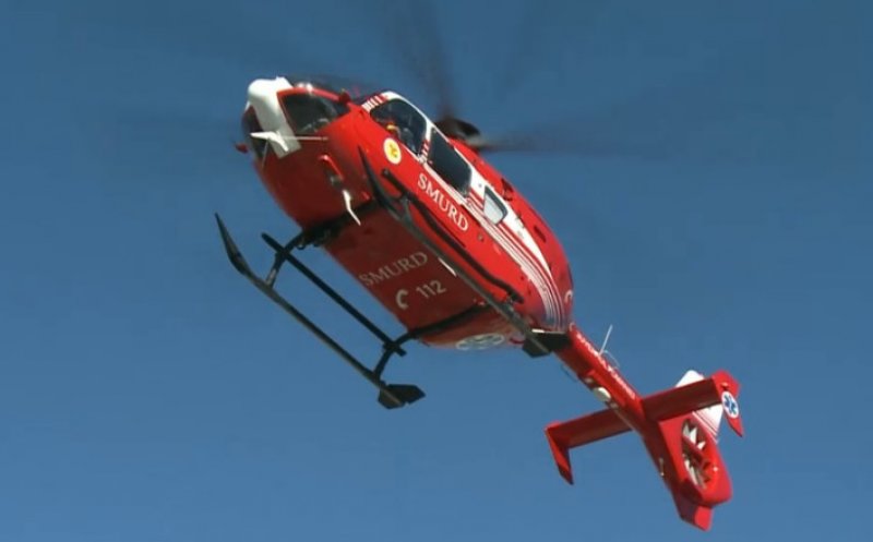 Elicopterul SMURD a intervenit într-o comună din Cluj