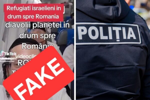 Încă un fake-news de proporții dezmințit de MAI cu privire la informațiile false despre găzduirea cetățenilor israelieni