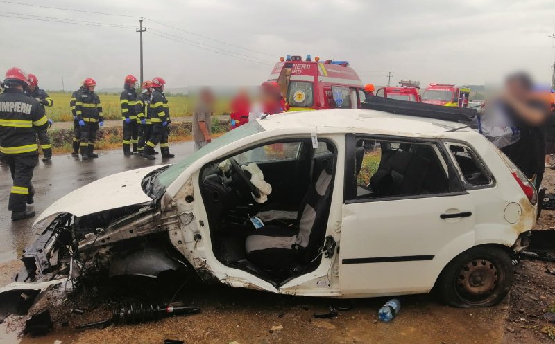 Accident grav la Jucu de Sus cu trei victime
