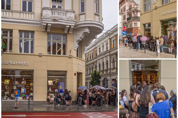 Am trăit să o vedem și pe asta. La Cluj s-a stat la coadă la inaugurarea unei librării