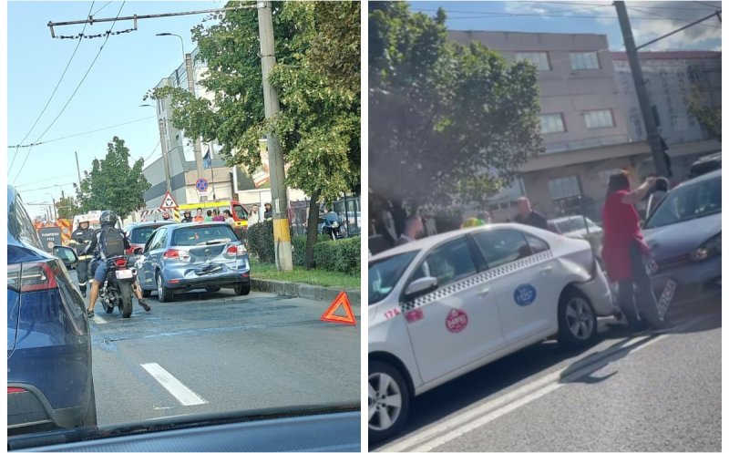 ACCIDENT GRAV cu patru mașini 