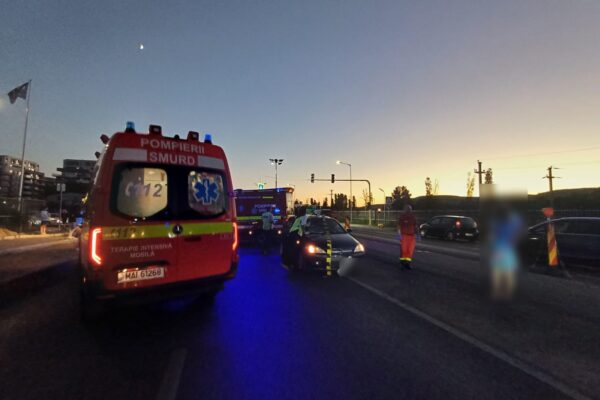 ACCIDENT GRAV pe DN1 din Florești. Fetiță de 12 ani lovită de o mașină pe trecerea de pietoni