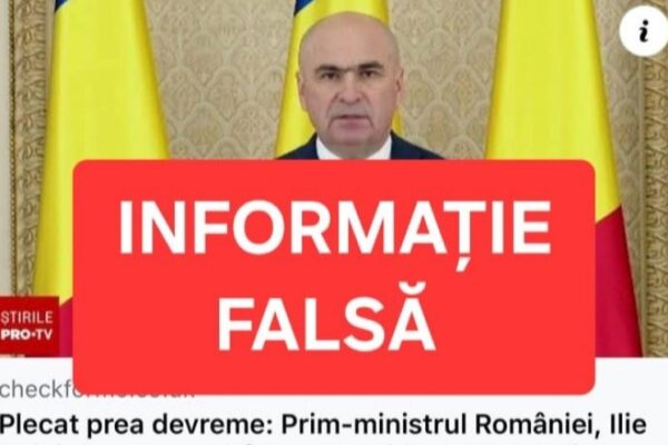 Continuă propagarea dezinformărilor online. Premierul Ilie Bolojan a fost „omorât” pe internet