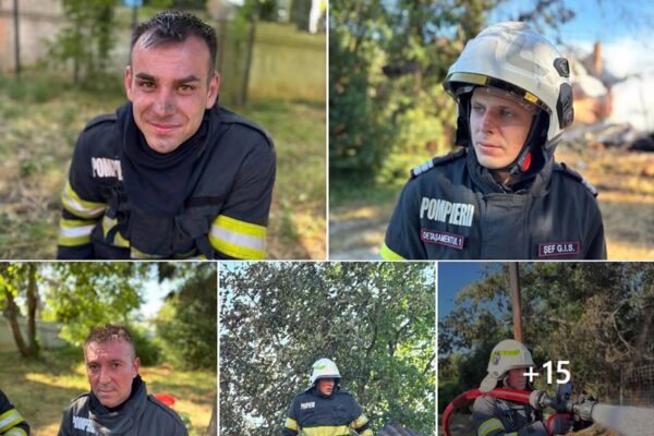 Așa arată pompierii clujeni după opt ore de luptă cu flăcările. Să nu mai zică Bolojan că nu e muncă periculoasă