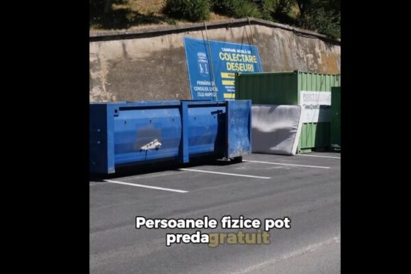 Punct nou de colectare deșeuri voluminoase din construcții și alte echipamente, deschis la Cluj-Napoca