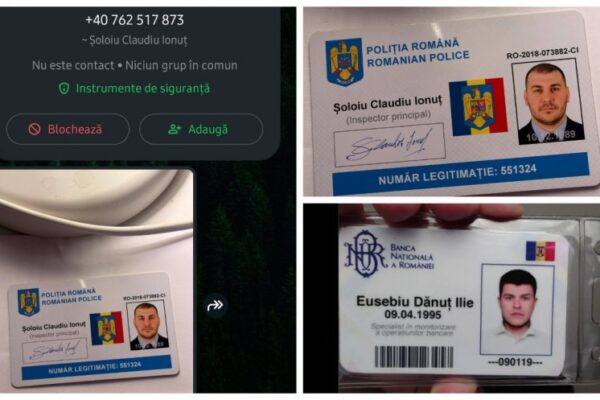 Încă o tentativă de fraudă face ravagii pe Whatsapp, cu falși polițiști și inspectori BNR!