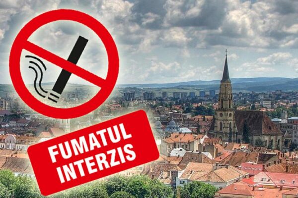 GATA cu fumatul în parcuri, stații de autobuz și baze sportive la Cluj-Napoca! De astăzi s-a dat liber la amenzi!