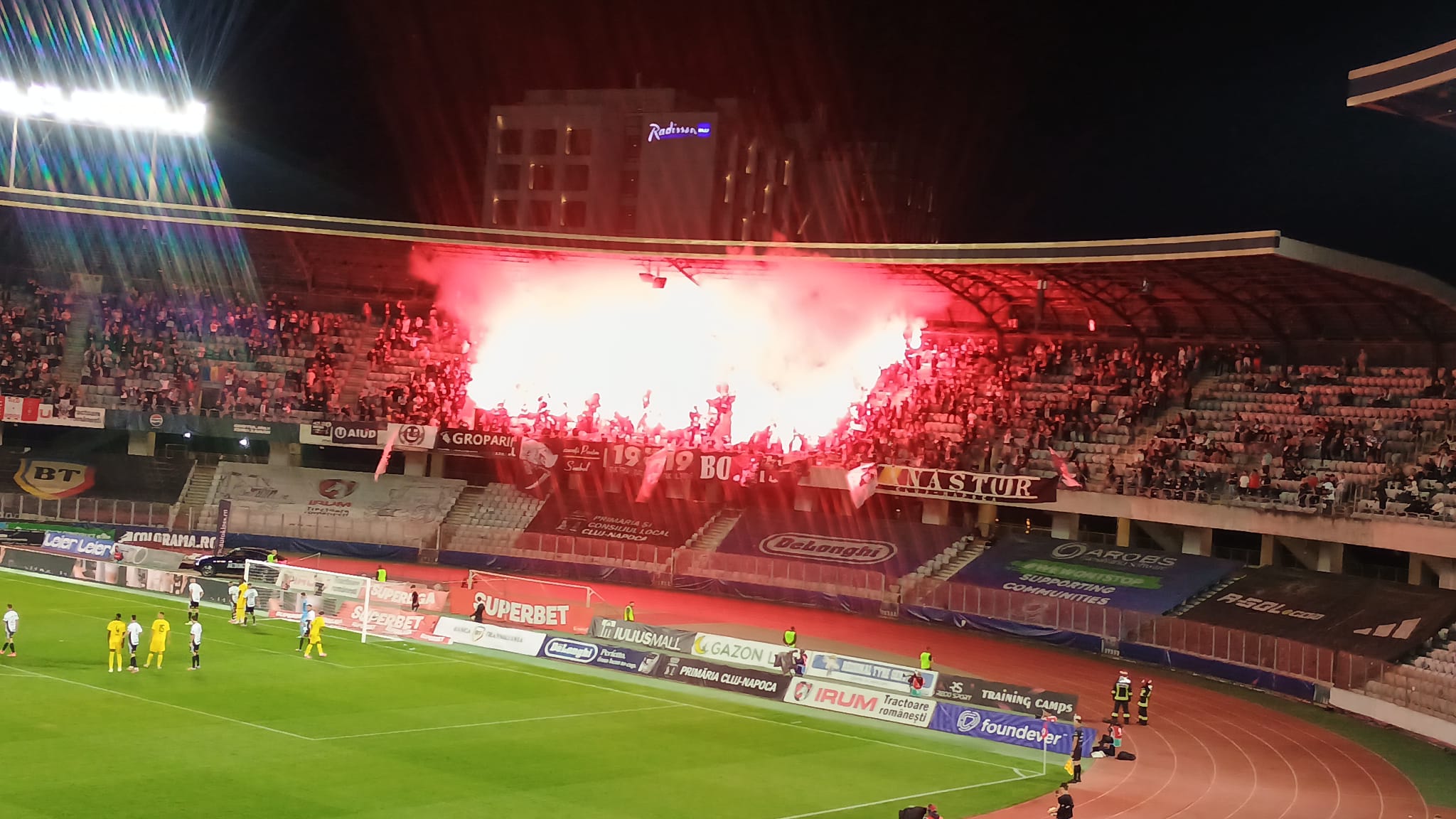"U" Cluj a cedat pe final în fața lui Dinamo