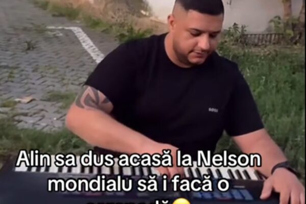 Scandal cu Nelson Mondialu. Tiktoker-ul Allin a venit la blocul de pe Mehedinți