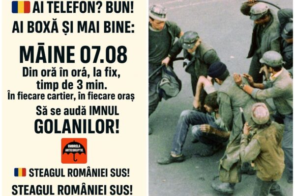 Protest inedit în ziua doliului național! Clujenii sunt îndemnați să asculte „Imnul Golanilor” la maxim!