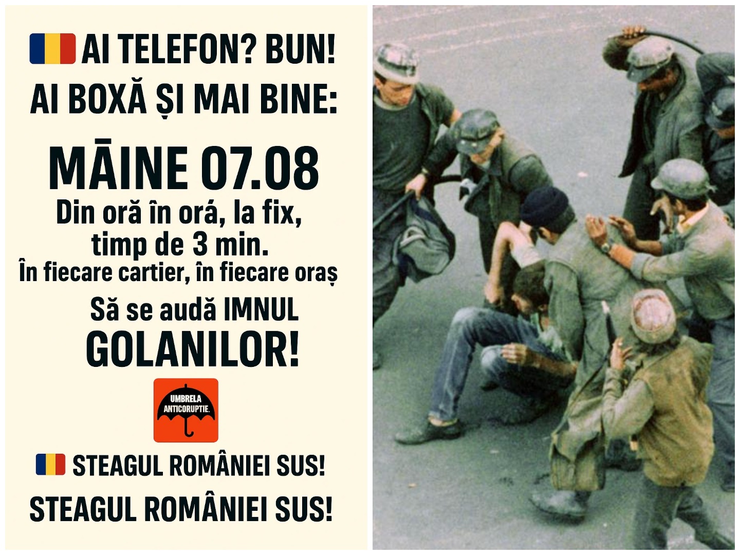 Protest inedit în ziua doliului național