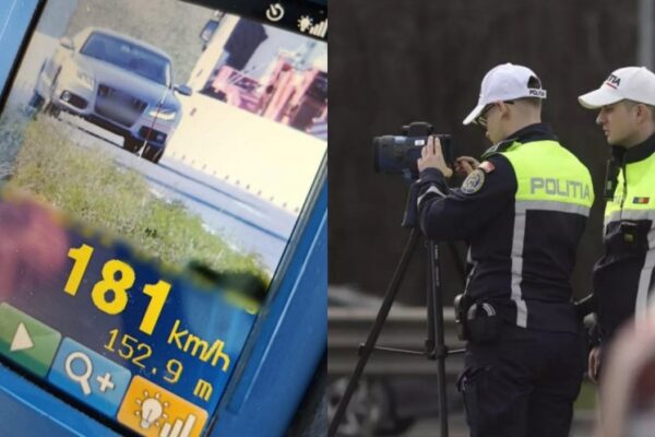 Încă un rebel prins cu 181 km/h pe un drum din Cluj. Și-a luat la revedere de la permis