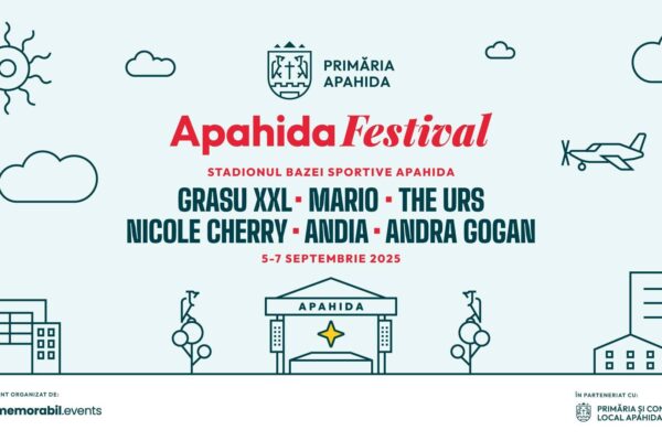 Apahida se pregătește de sărbătoare. Avem programul oficial la Apahida Festival 2025!