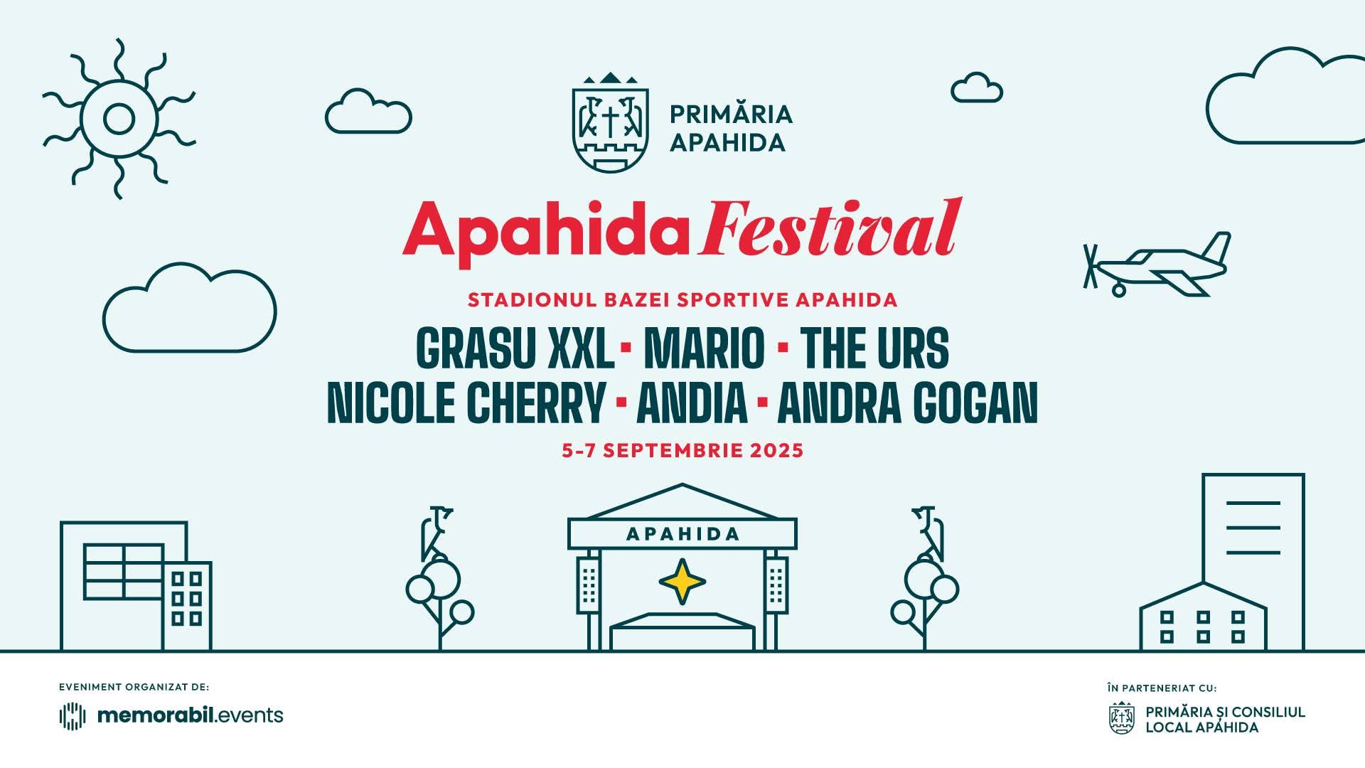 Programul zilei a doua Apahida Festival 2025