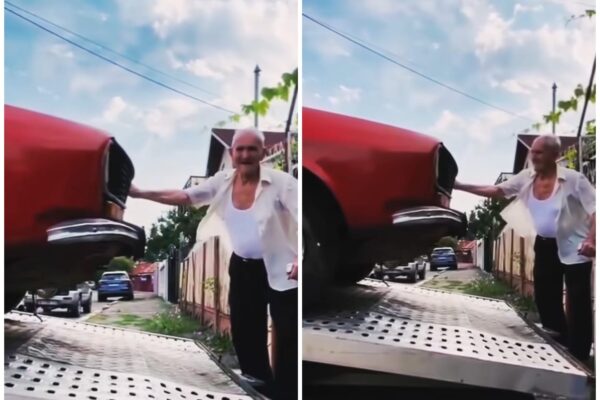Viralul care îți rupe sufletul. S-a despărțit de mașina lui după 50 de ani