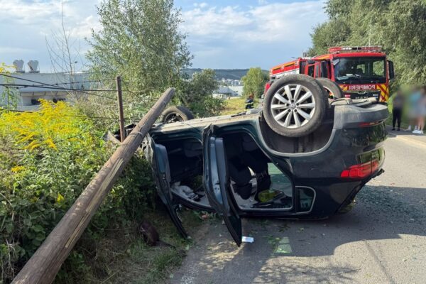 Accident spectaculos in Florești Cluj. Așa ceva este greu de crezut.