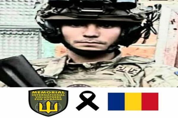 Român căzut pe frontul din Ucraina. Antonio Ricardo Oțet, comemorat alături de camarazii săi