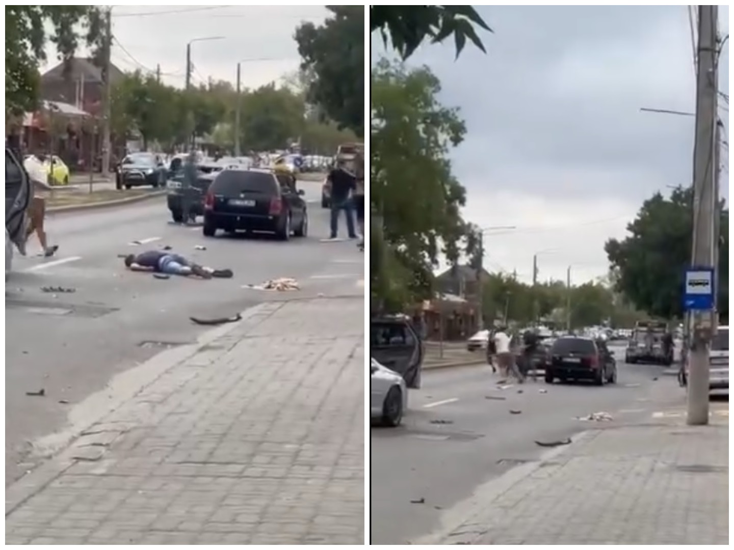 Avem imaginile bătăii între interlopii din Craiova