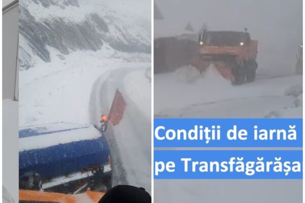 Iarnă pe șoseaua din nori. Cum se circulă pe Transfăgărășan, cel mai spectaculos drum al României