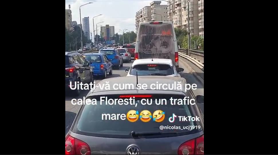 Șoferii clujeni au umor