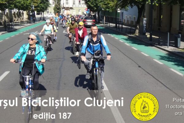 O nouă ediție a Marșului Bicicliștilor Clujeni, pe 11 octombrie