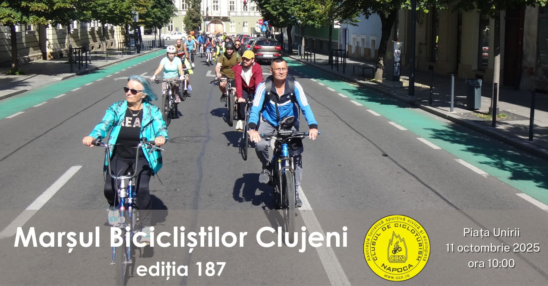 O nouă ediție a Marșului Bicicliștilor Clujeni
