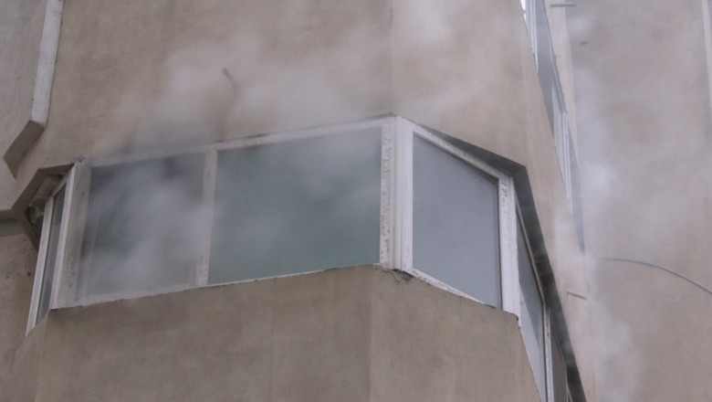 O țigară nestinsă a provocat un incendiu la un apartament din Bună Ziua