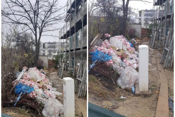 Toleranță ZERO la Cluj față de cei care murdăresc străzile și depozitează moloz pe spațiul public. Amenzile sunt mari