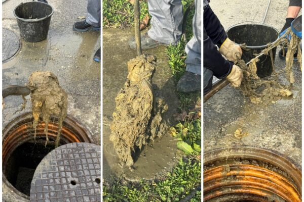 Ce se mai găsește în canalizarea orașului? Clujenii transformă rețeaua de apă într-o groapă de gunoi subterană