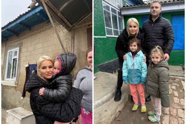 70 de suflete încălzite peste Prut: Lecția de omenie a sufletistei Rocsanei Contraș, clujeanca ce nu obosește să dăruiască